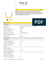 Psen Cs4.1A /psen Cs4.1 1unit 541111: Pilz GMBH & Co. KG, Felix-Wankel-Strasse 2, 73760 Ostfildern, Germany Página 1/3