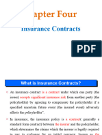 Chapter Four: Insurance Contracts