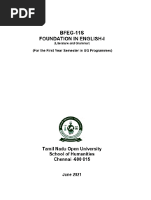 BFEGS 11 Foundation in English I First Semester - Compressed