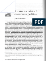 A Crise Na Crítica A Economia Politica GRESPAN