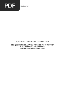 Seperac-F20 Exam-Released Mee Essay Compilation