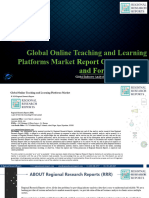 Online Teaching and Learning Platforms Market With Manufacturing Process and CAGR Forecast by 2033