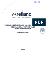 Informe Final Evaluación Del Mercado Laboral y Educativo - Lima Sur - Derecho