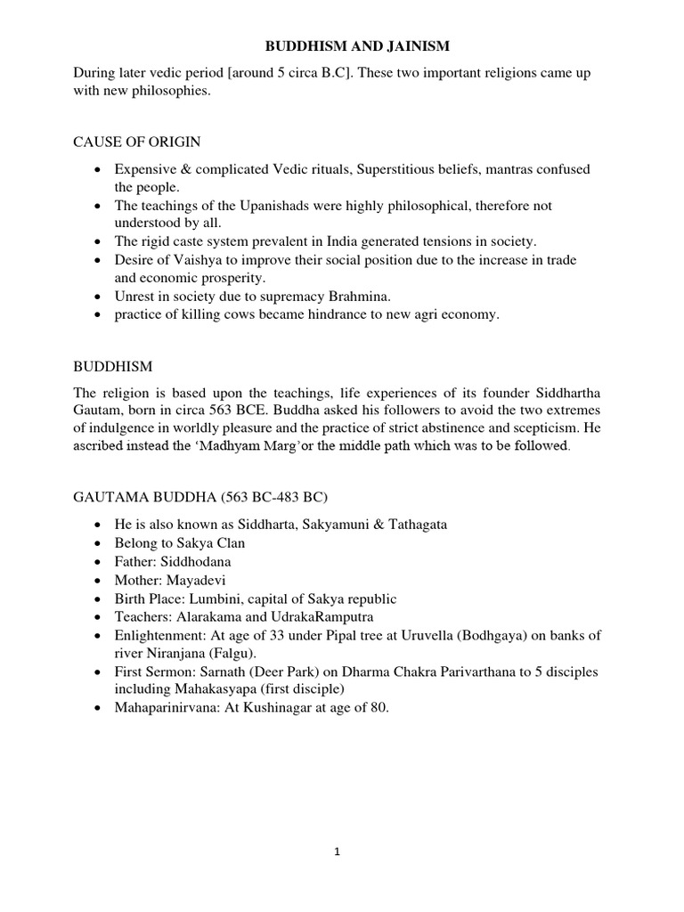 Buddhism and Jainism | PDF | Bodhisattva | Noble Eightfold Path