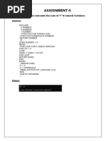 SQL Assignment 5