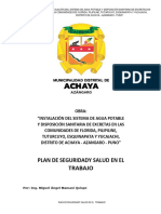 Plan de Seguridad de Achaya 2024