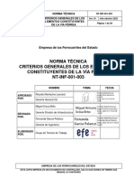 NT-INF-001-003 - Elementos Constituyentes de La Vías Ferreas