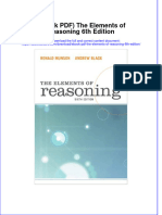 Full Download Ebook PDF The Elements of Reasoning 6th Edition PDF