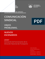 PC 61 TFG AFDNT - Comunicación - Sindical