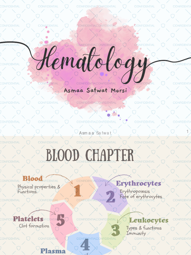 Hematology System Lec. 3 | PDF | Coagulation | Platelet