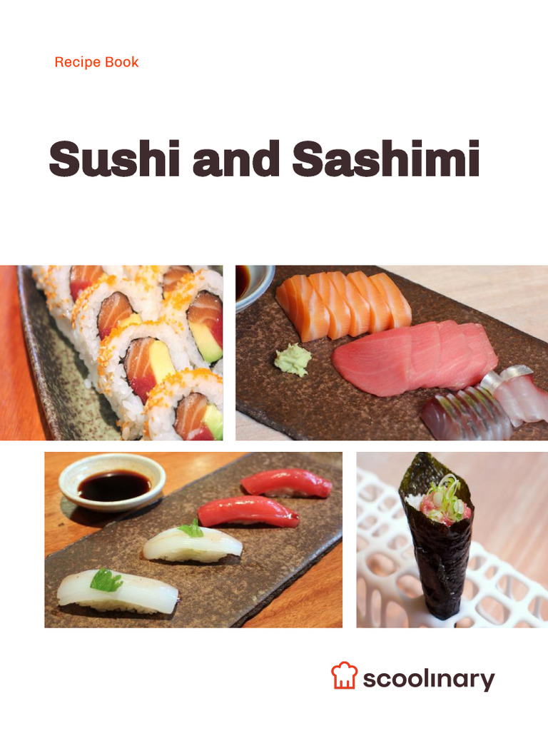 EN Recipe Book Sushi and Sashimi 2 | PDF | Sushi | Food And Drink