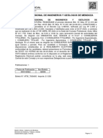 Elecciones 24/4/2024 - Consejo Profesional de Ingenieros y Geólogos