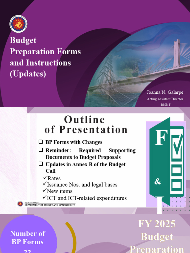 Budget Preparation Forms and Instructions (Updates) | Download Free PDF ...