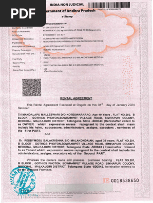 Rental Agreement