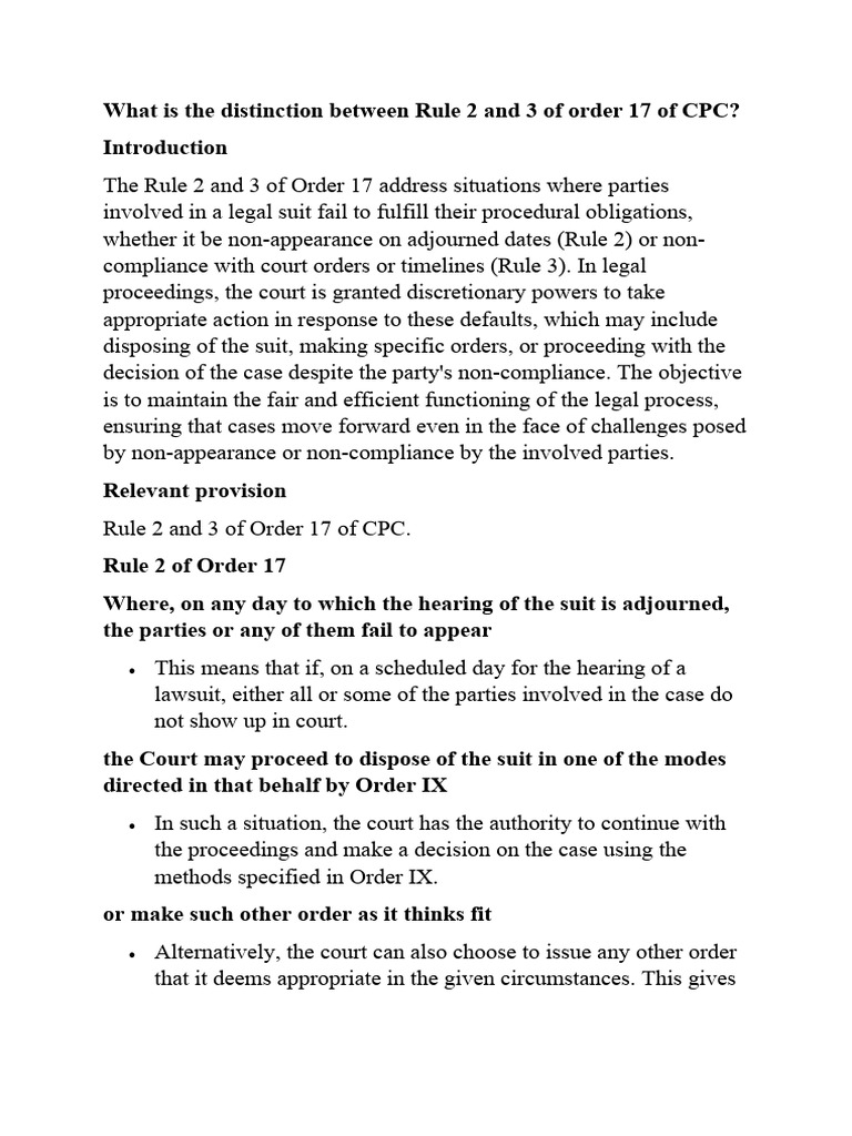 what-is-the-distinction-between-rule-2-and-3-of-order-17-of-cpc-pdf