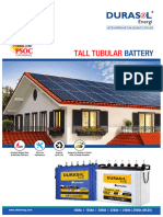 Durasol Tall Tubular Battery Brochure - C20
