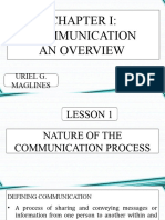 Communication An OVERVIEW