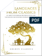 Love Languages From Classics All About Love From 90 Must Read Novels and +200 Quotes For Your Daily Inspiration and Wisdom by Golden Classics (Classics, Golden)