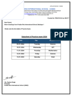 Grade X Datesheet