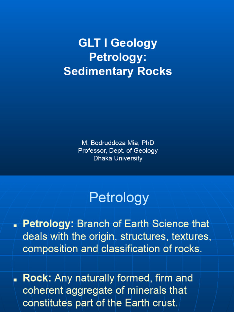 Lecture Sedimentary Rocks Mbm Download Free Pdf Sedimentary