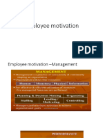 Employee Motivation