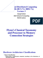 Lecture 3 Flynn's Classical Taxonomy
