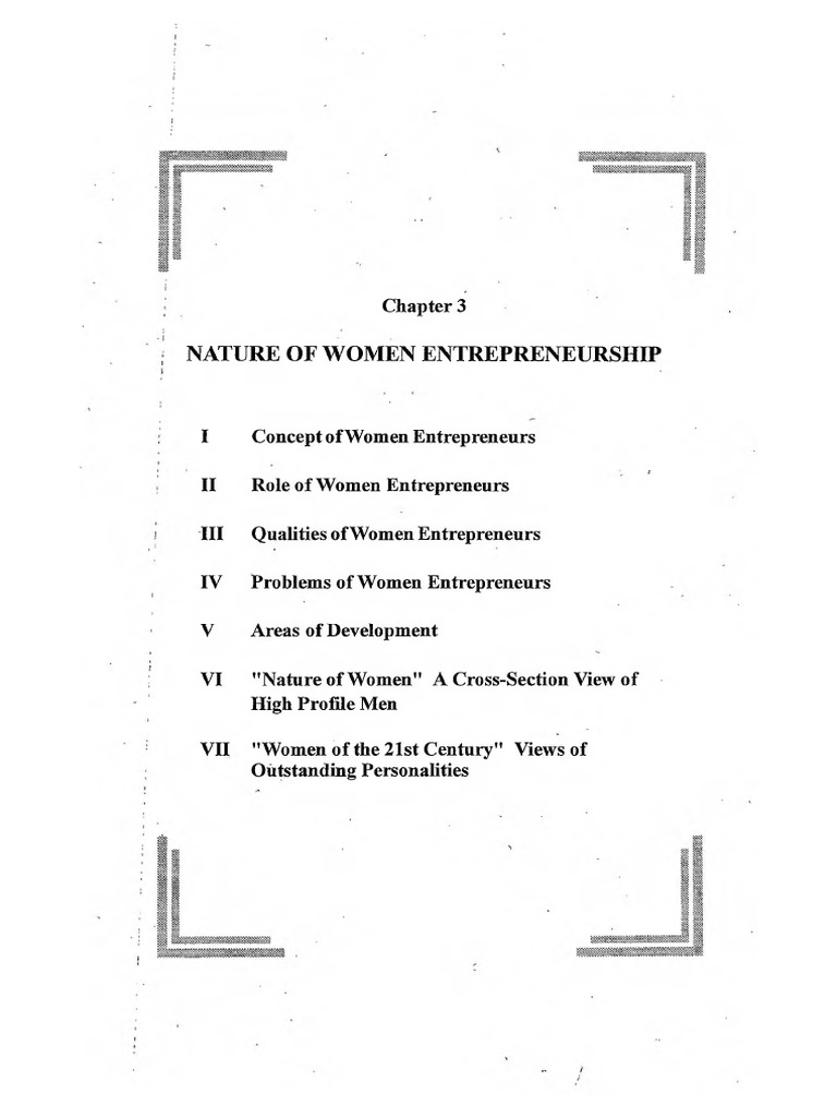 Understanding Women Entrepreneurship | PDF