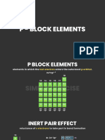 P Block Short Notes