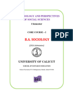 Methodology and Perspectives of Social Sciences