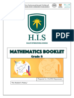 Math Booklet G8