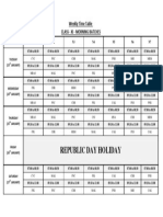 Time Table - 23-01-2024 To 28-01-2024 - MOR