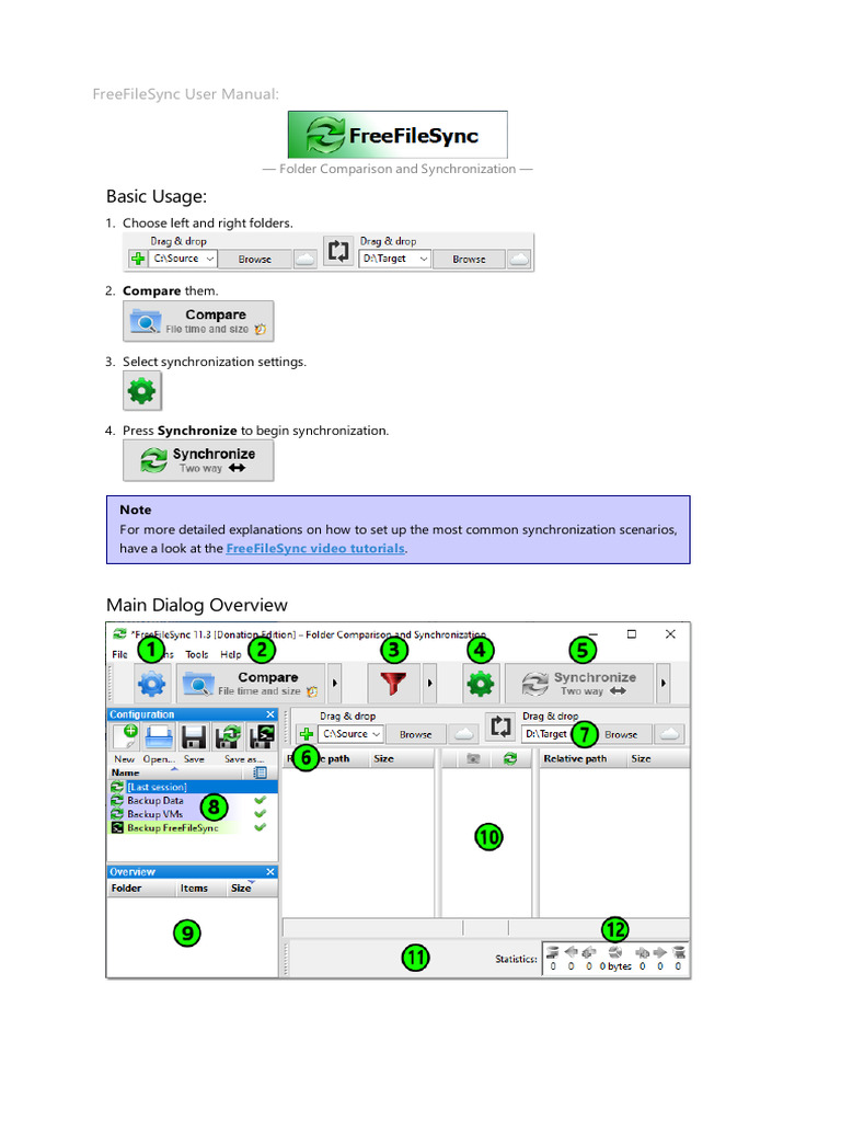 FreeFileSync User Manual Guide | PDF | Computer File | Command Line ...