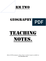 ZIMSEC Geography Notes Form 2