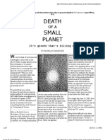 Death of A Small Planet by Murray Bookchin