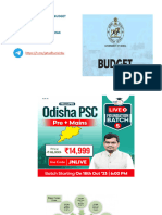Economic Budget ODISHA 