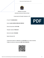 Comprovante de Situação Cadastral No CPF