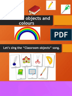 Colours and Classroom Objects Classroom Posters - 137018