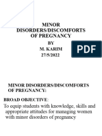 Minor Disorders of Pregnancy