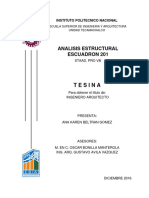 Analisis Estructural Escuadron 201 - STAAD PRO V8 - TESIS