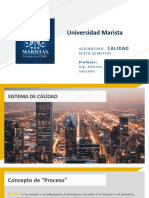 CALIDAD SEXTO SEMESTRE INGENIERIA - Cadena Cliente-Proveedor