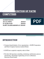Igate Acquisition of Patni Computersgjjgjgjgggg