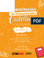 Capacitación en Comunicación Castellana - Fascículo 18