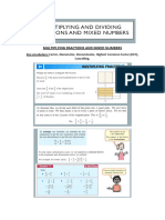 PY6 Multiplying and Dividing Fractions and Mixed Numbers