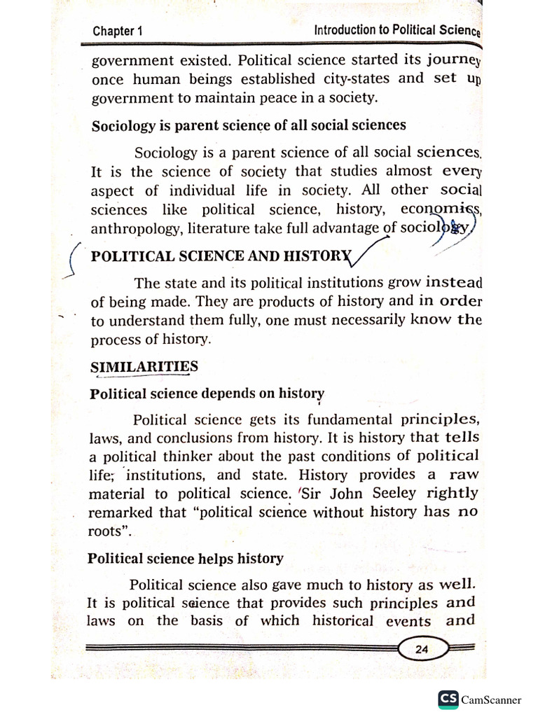 Importance of Political Science | PDF
