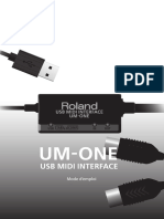 Midi Interface Roland Manual - FR