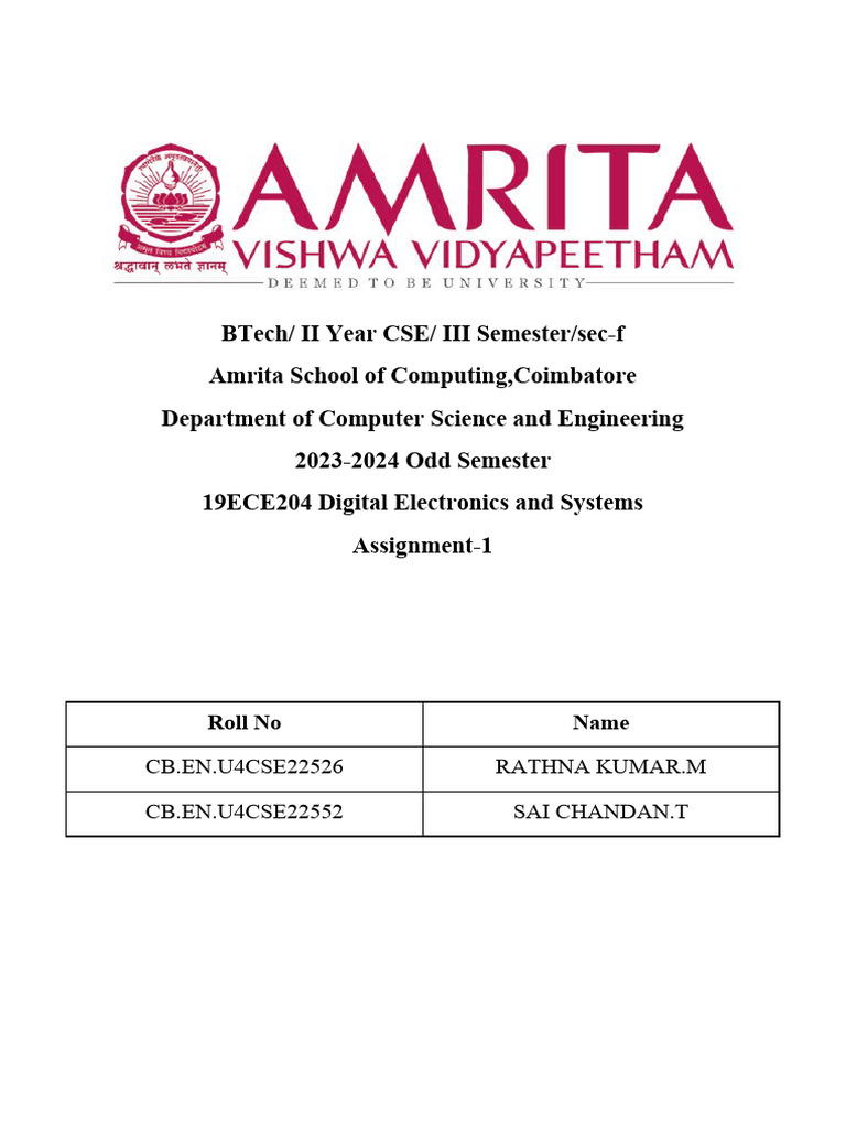 Task Management System in Digital Electronics | PDF | Electronic ...