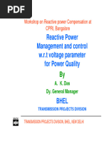 Reactive Power Compensation in Power Transmission & Distribution System