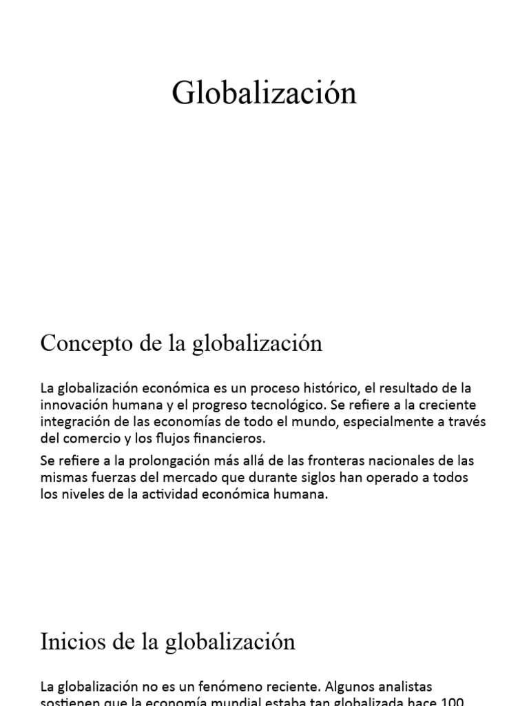 Globalización Pdf