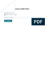 Épreuves Concours LSED 2019 - PDF