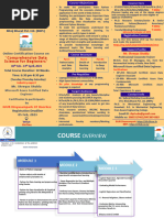 Course Flyer Course Overview and Sample Certificate Together For Data Science Course